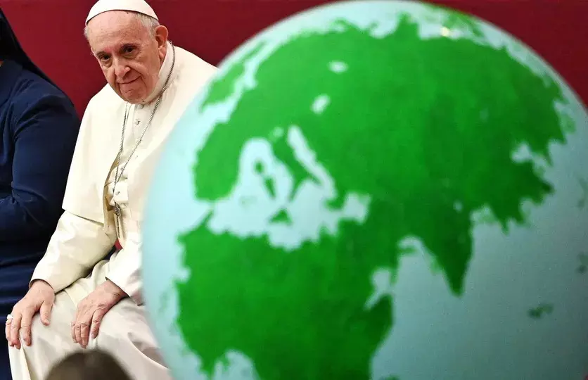 Le pape François au Vatican le 16 décembre 2018